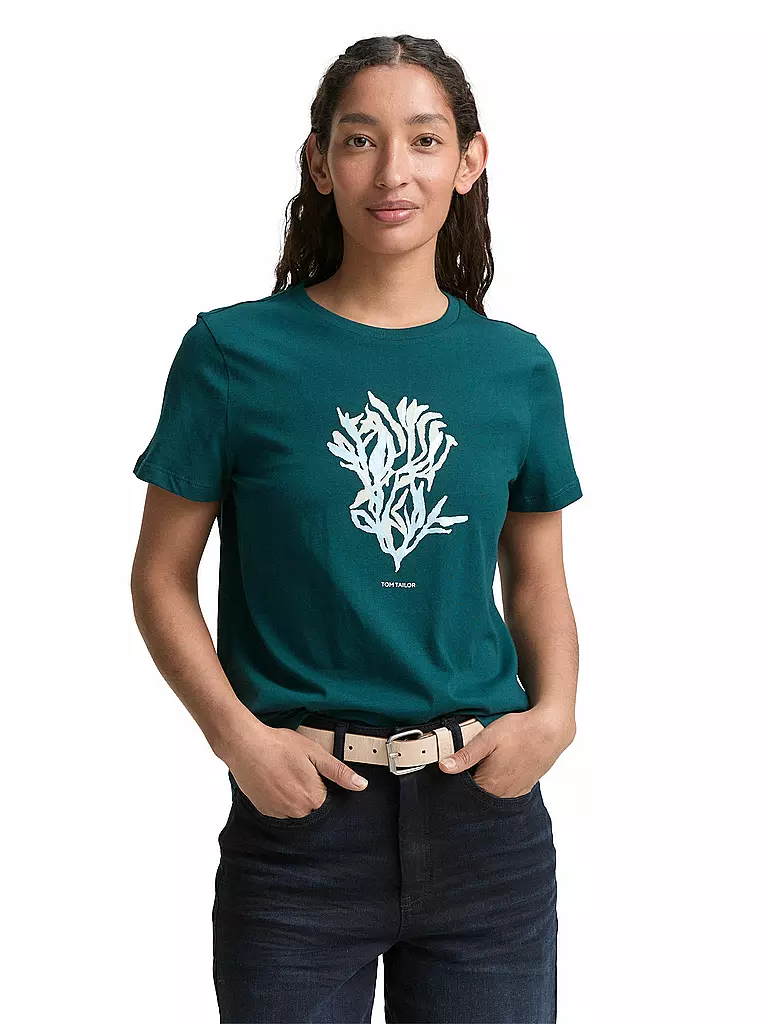 TOM TAILOR | T-Shirt | schwarz