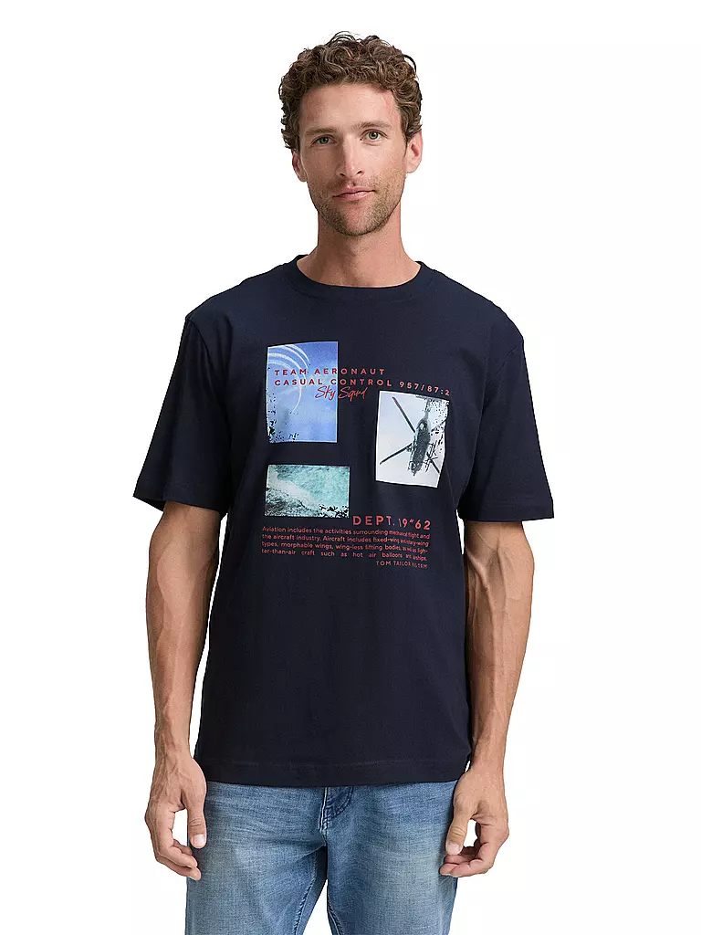 TOM TAILOR | T-Shirt | blau