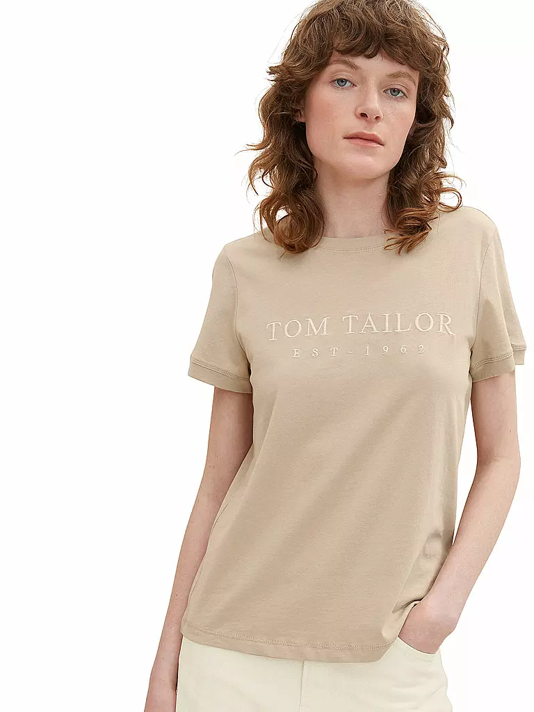 TOM TAILOR | T-Shirt | beige