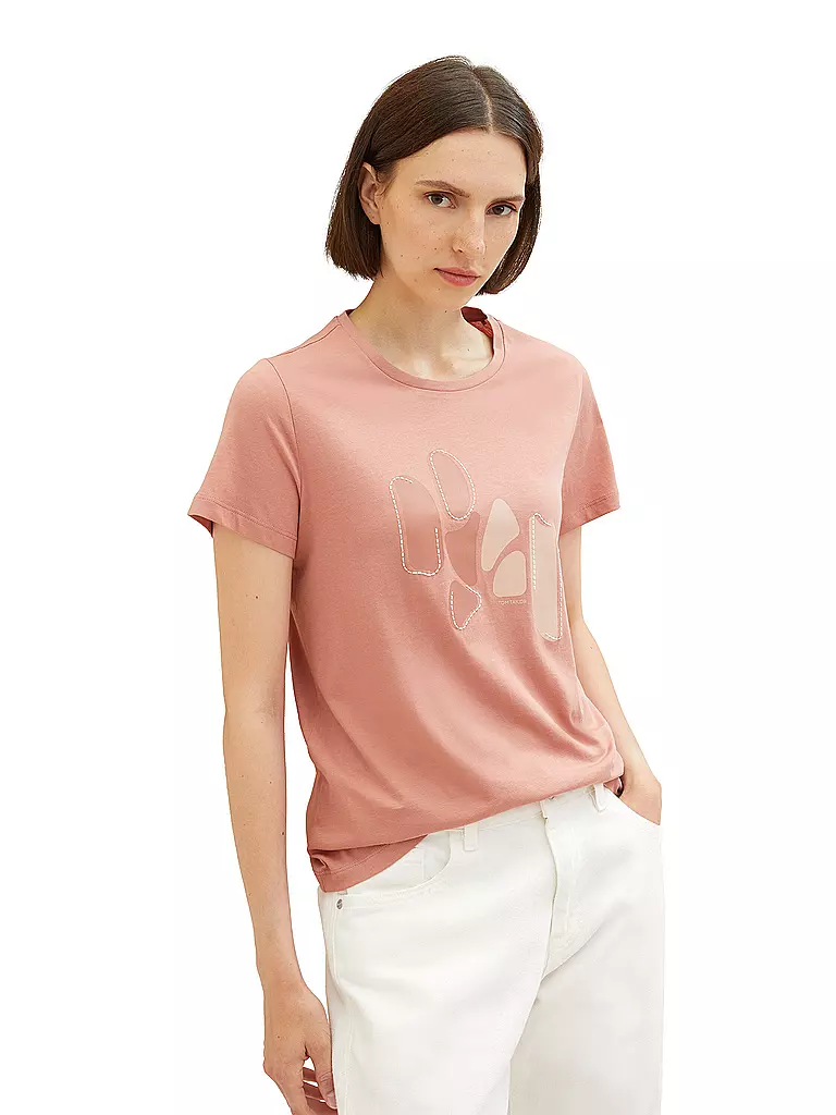 TOM TAILOR | T-Shirt | rosa
