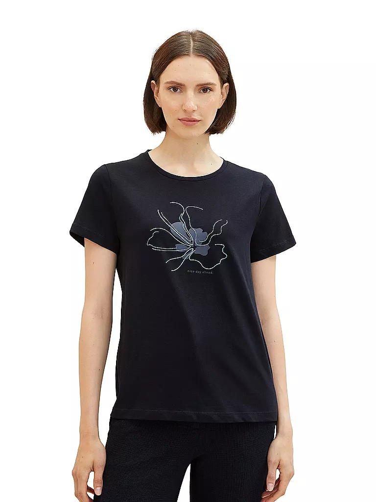 TOM TAILOR | T-Shirt | dunkelblau