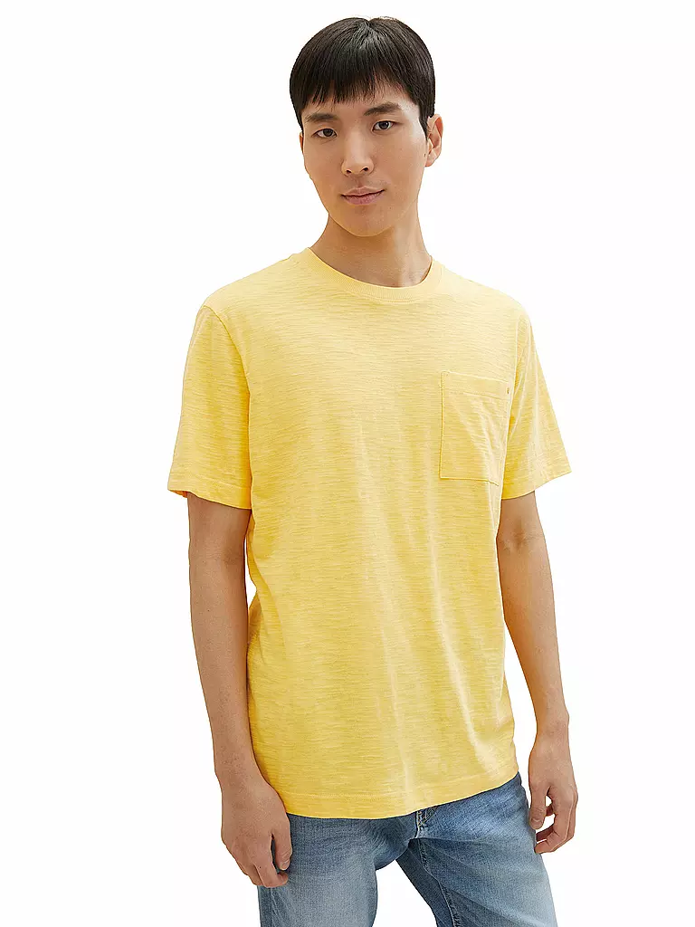 TOM TAILOR | T-Shirt | gelb