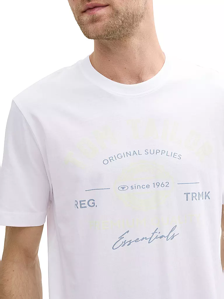TOM TAILOR | T-Shirt | weiss