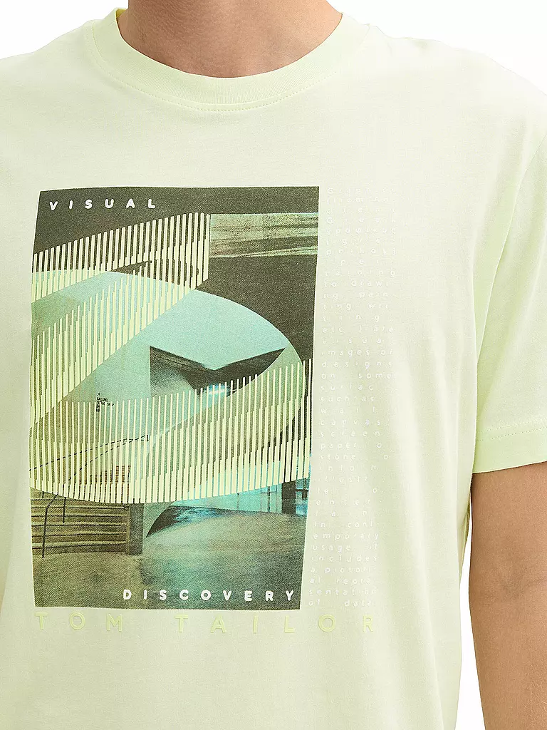 TOM TAILOR | T-Shirt | hellgrün