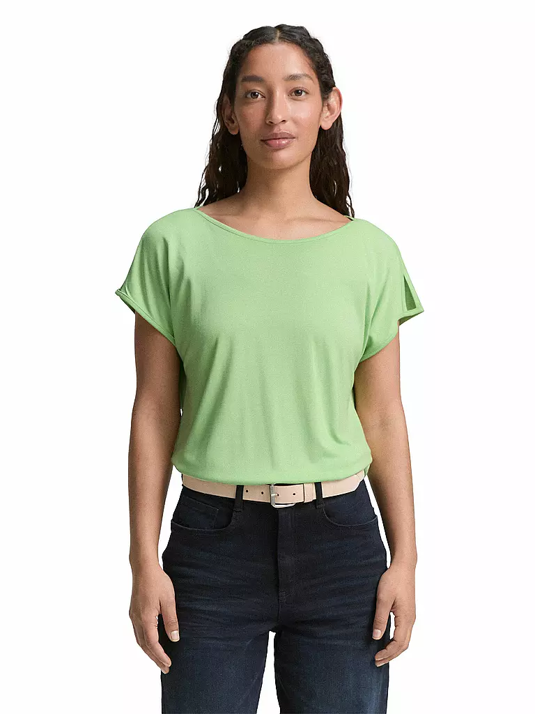 TOM TAILOR | T-Shirt | dunkelrot