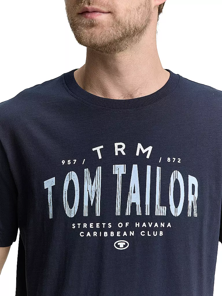TOM TAILOR | T-Shirt | hellblau