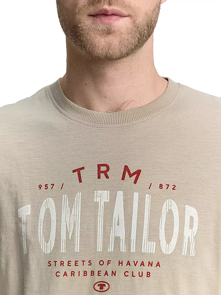 TOM TAILOR | T-Shirt | hellblau