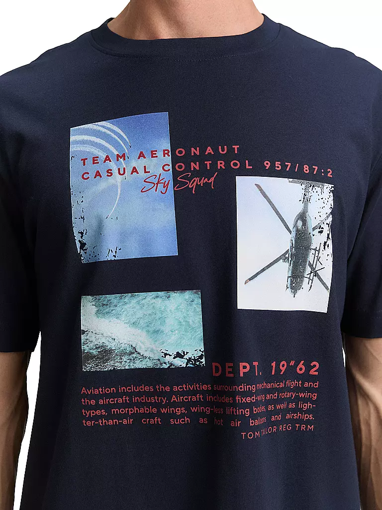 TOM TAILOR | T-Shirt | blau