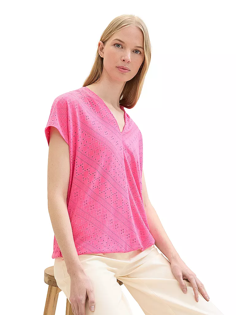 TOM TAILOR | T-Shirt | pink