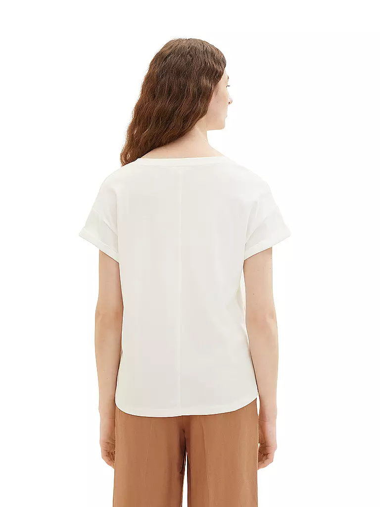 TOM TAILOR | T-Shirt | weiss