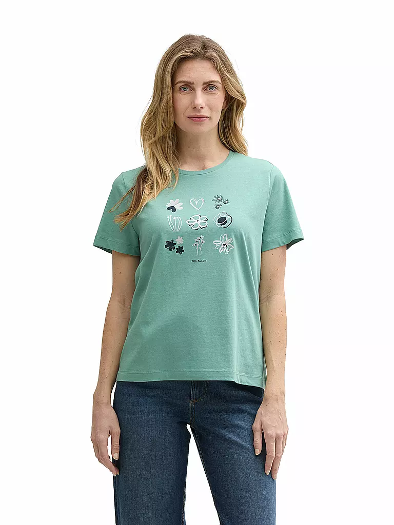 TOM TAILOR | T-Shirt | hellgrün