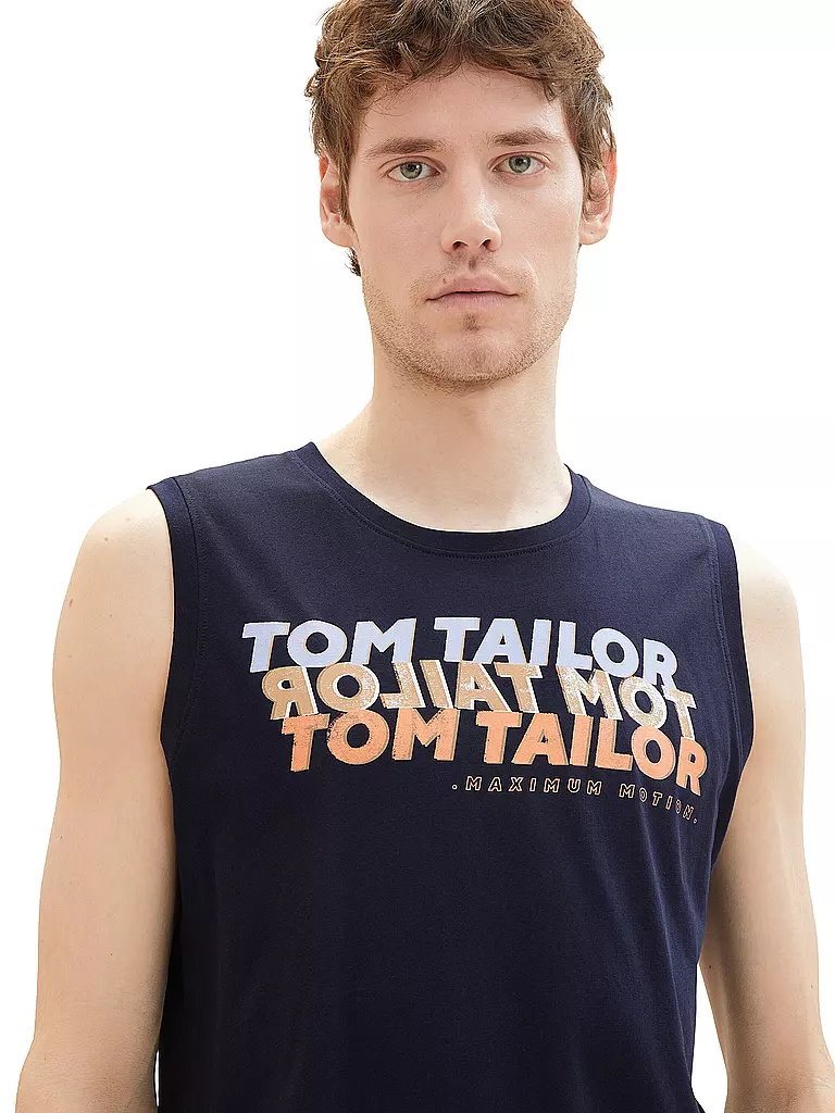 TOM TAILOR | Tanktop | blau