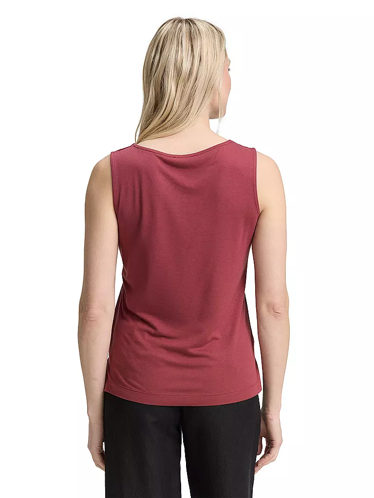 TOM TAILOR | Top  | dunkelrot