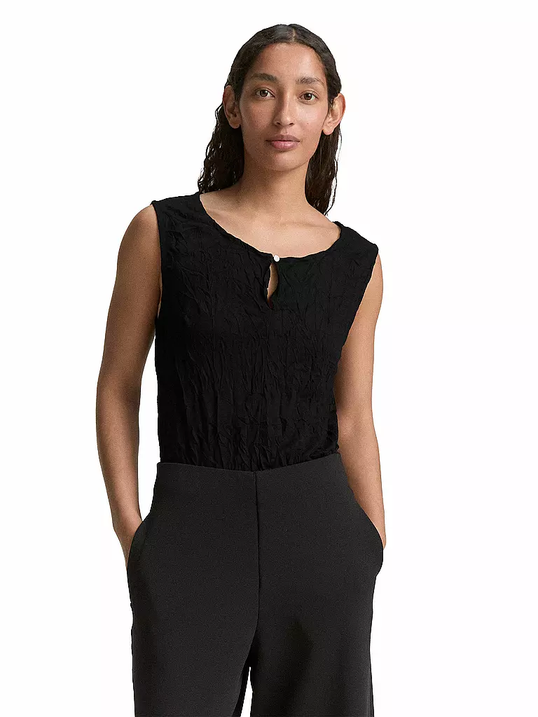 TOM TAILOR | Top  | schwarz