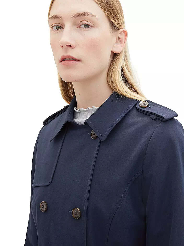 TOM TAILOR | Trenchcoat  | dunkelblau