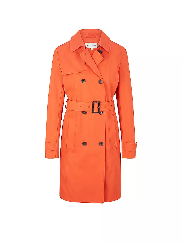 TOM TAILOR | Trenchcoat | orange