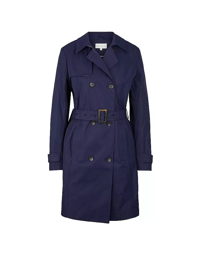 TOM TAILOR Trenchcoat blau