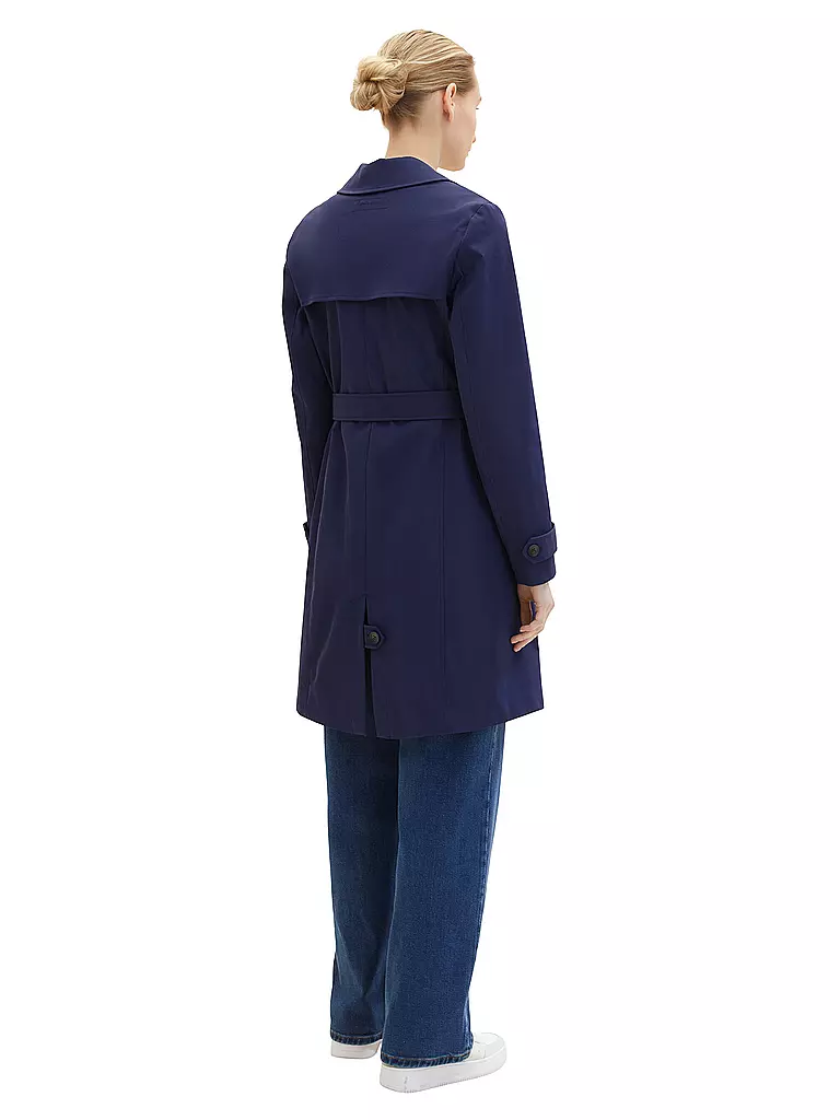 TOM TAILOR | Trenchcoat | blau