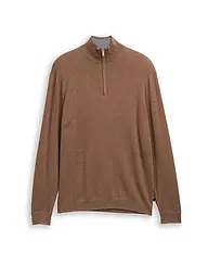 TOM TAILOR | Troyer Pullover  | braun