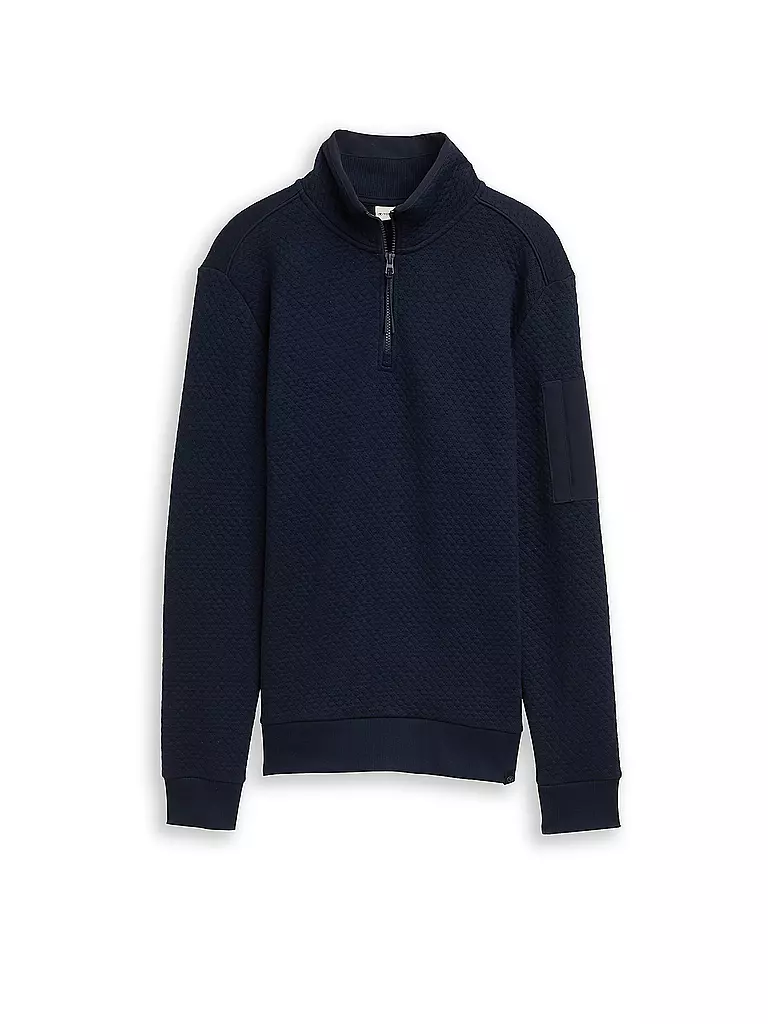 TOM TAILOR | Troyer Pullover  | blau