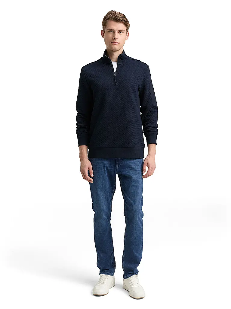TOM TAILOR | Troyer Pullover  | blau
