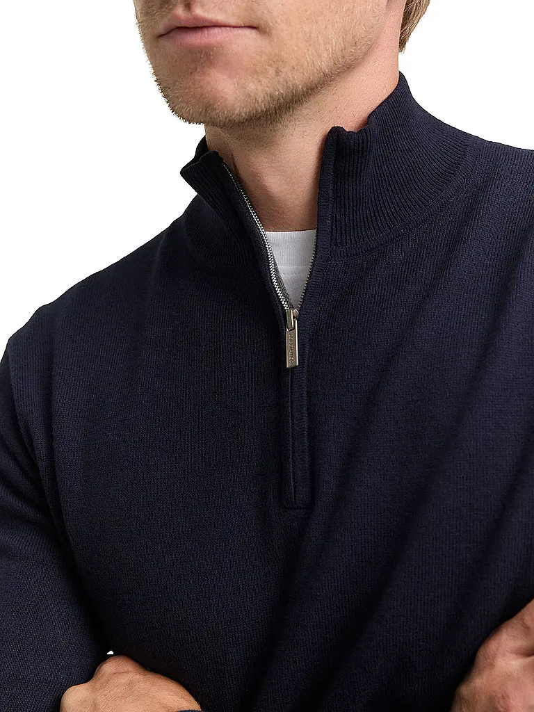 TOM TAILOR | Troyer Pullover  | blau