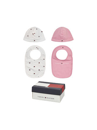 TOMMY HILFIGER | Geschenkset Baby Lätzchen und Haube 2-er Pkg.
