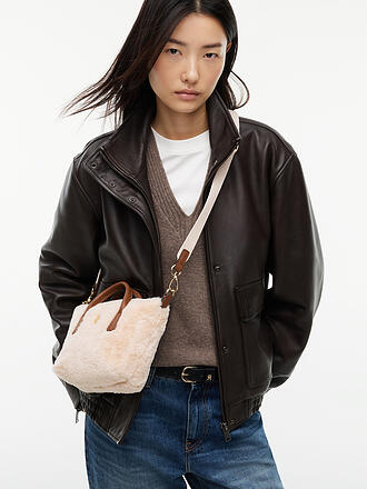 TOMMY HILFIGER | Tasche - Henkeltasche in Felloptik POPETTE