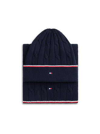 TOMMY HILFIGER | Kinder Set 2-teilig Mütze und Schal
