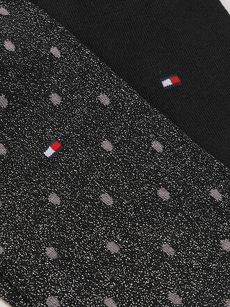 TOMMY HILFIGER | Socken 2er Pkg. black lurex