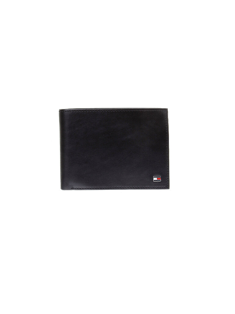Tommy Hilfiger Herren Geldbeutel Eton mit Münzfach, Schwarz (Black), Einheitsgröße