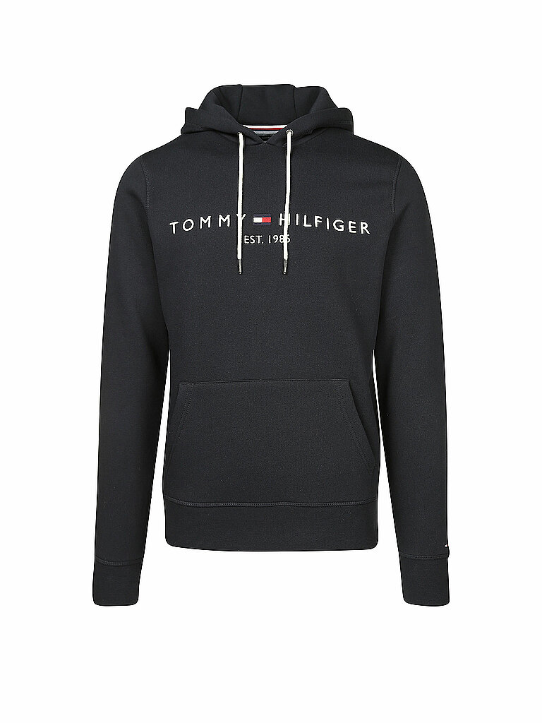 Tommy Hilfiger Herren Hoodie Core Tommy Logo mit Kapuze, Blau (Sky Captain), M