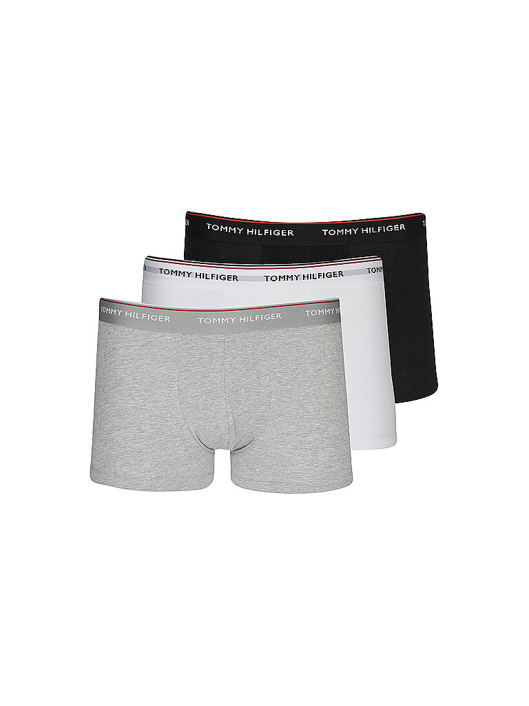 TOMMY HILFIGER Pants 3er Pkg grey grau | XXL