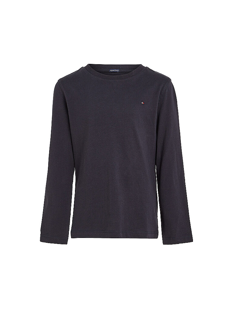 TOMMY HILFIGER Jungen Langarmshirt dunkelblau | 140