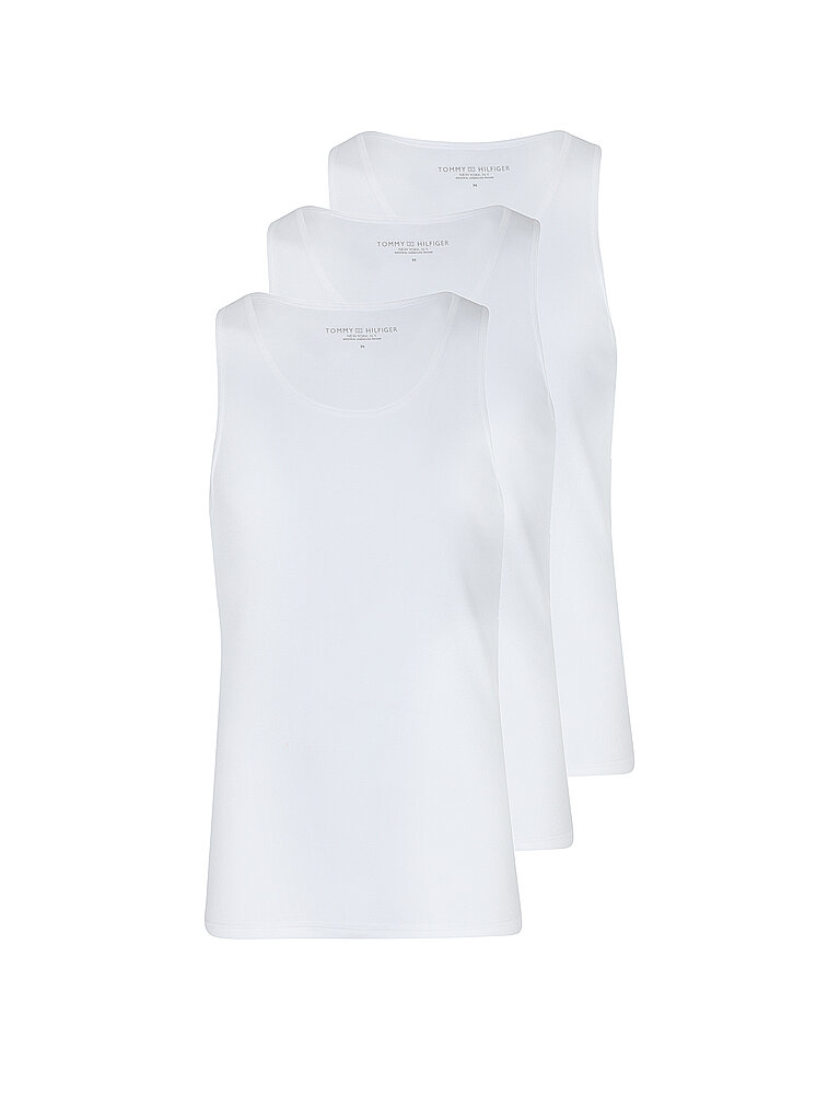 TOMMY HILFIGER Shirt 3er Pkg. white weiss | XL