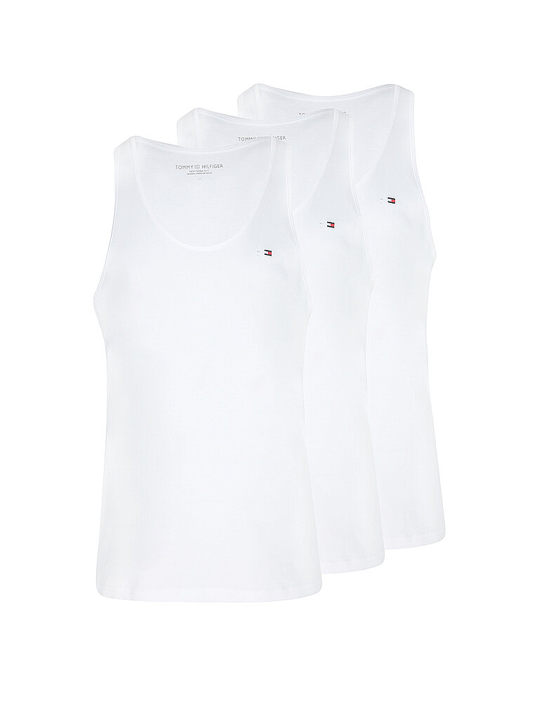 TOMMY HILFIGER Tanktop 3er Pkg weiss | S