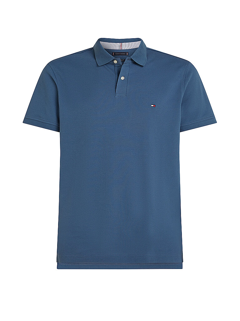 Tommy Hilfiger Herren Poloshirt Kurzarm 1985 Regular Fit, Blau (Aegean Sea), S