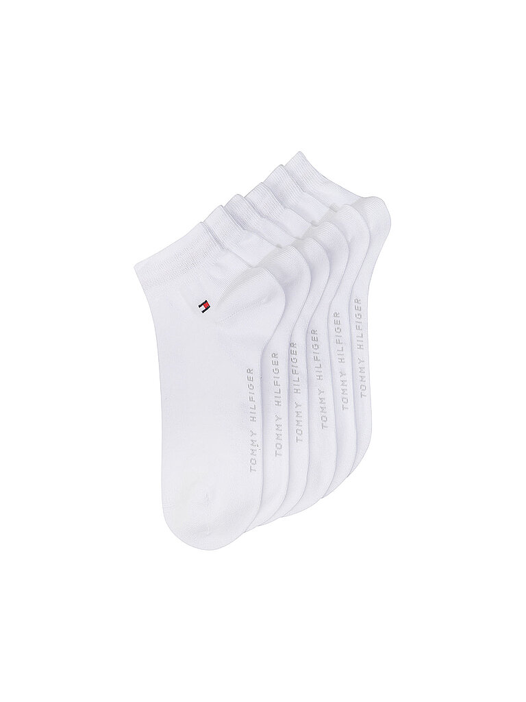 TOMMY HILFIGER Sneaker Socken 6er Pkg. White weiss | 39-42