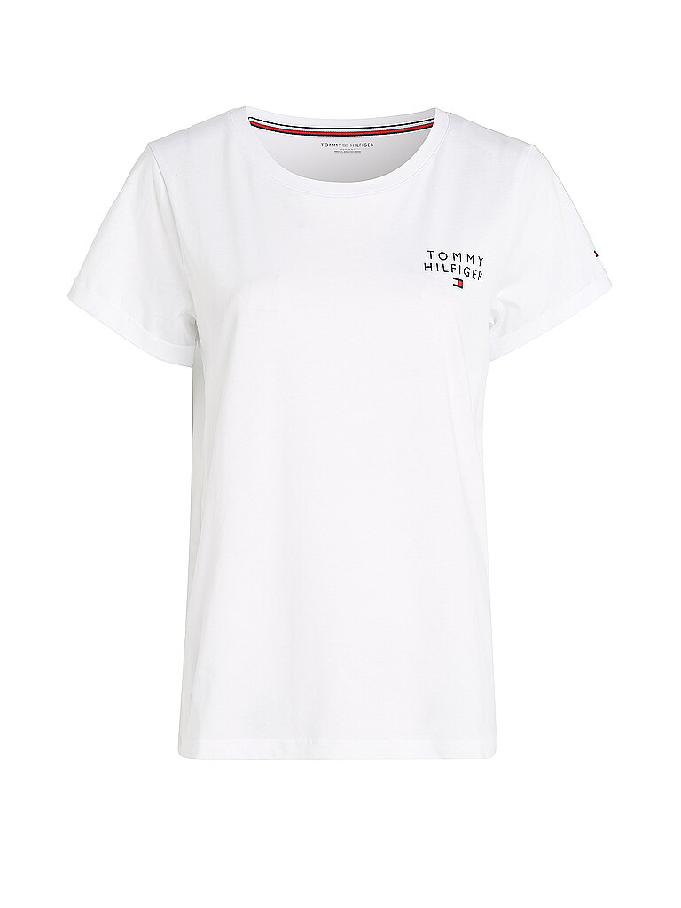 TOMMY HILFIGER Loungwear T-Shirt weiss | XS