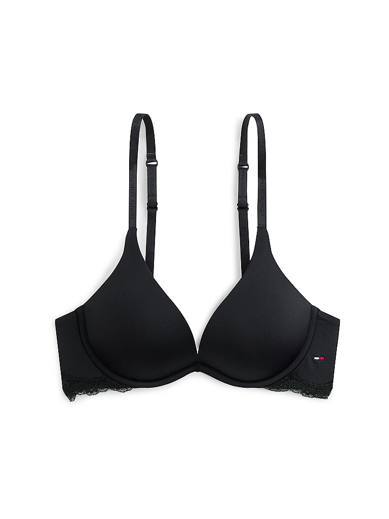 TOMMY HILFIGER Push Up BH black schwarz | 75B