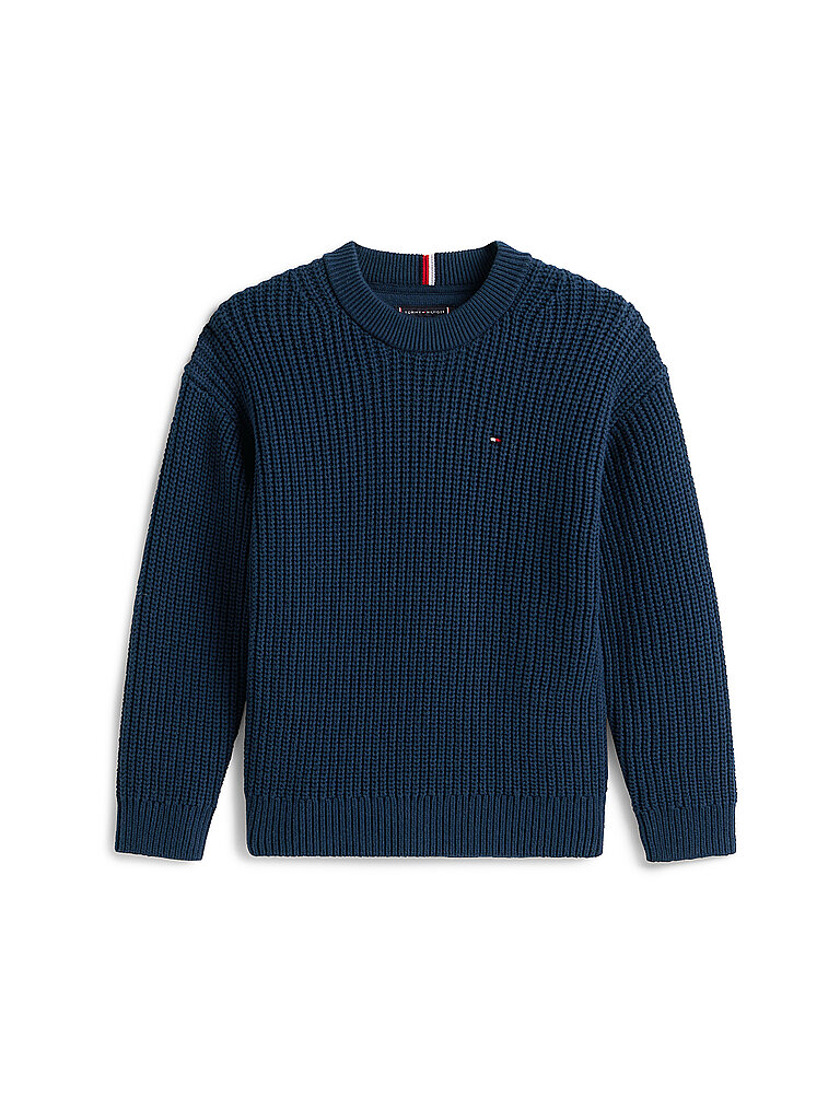 TOMMY HILFIGER Jungen Pullover dunkelblau | 140