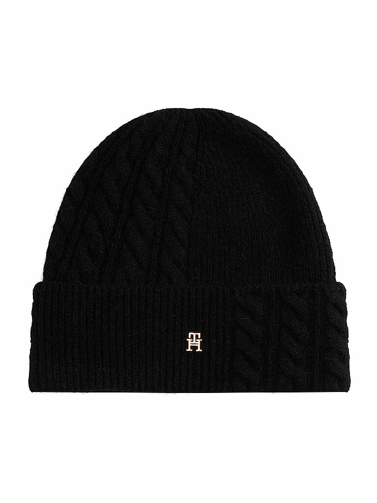 TOMMY HILFIGER Mütze - Haube  schwarz