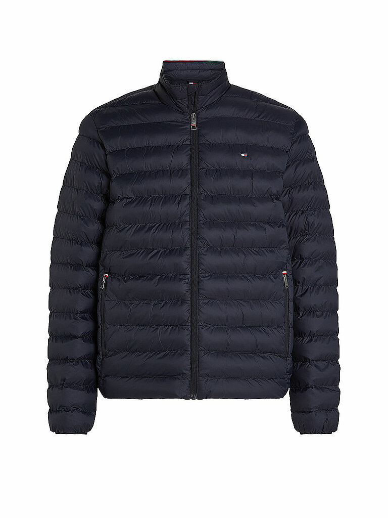 Tommy Hilfiger Herren Steppjacke Verstaubar aus Nylon, Blau (Desert Sky), XL
