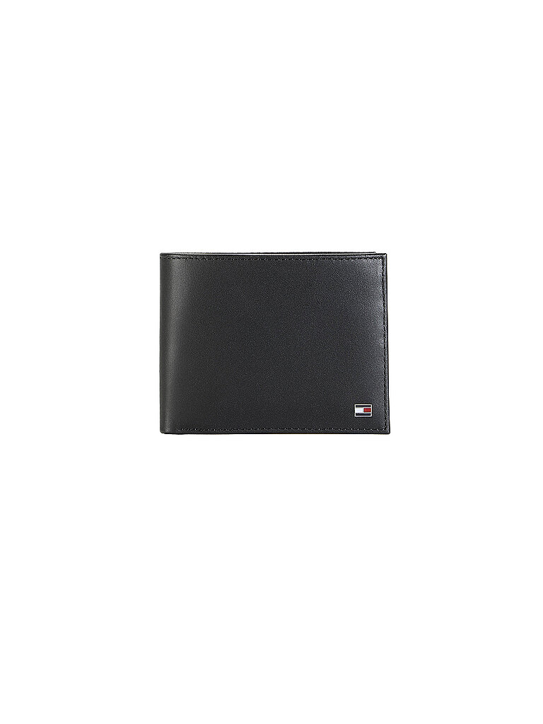 Tommy Hilfiger Herren Geldbeutel Eton mit Münzfach, Schwarz (Black), Einheitsgröße