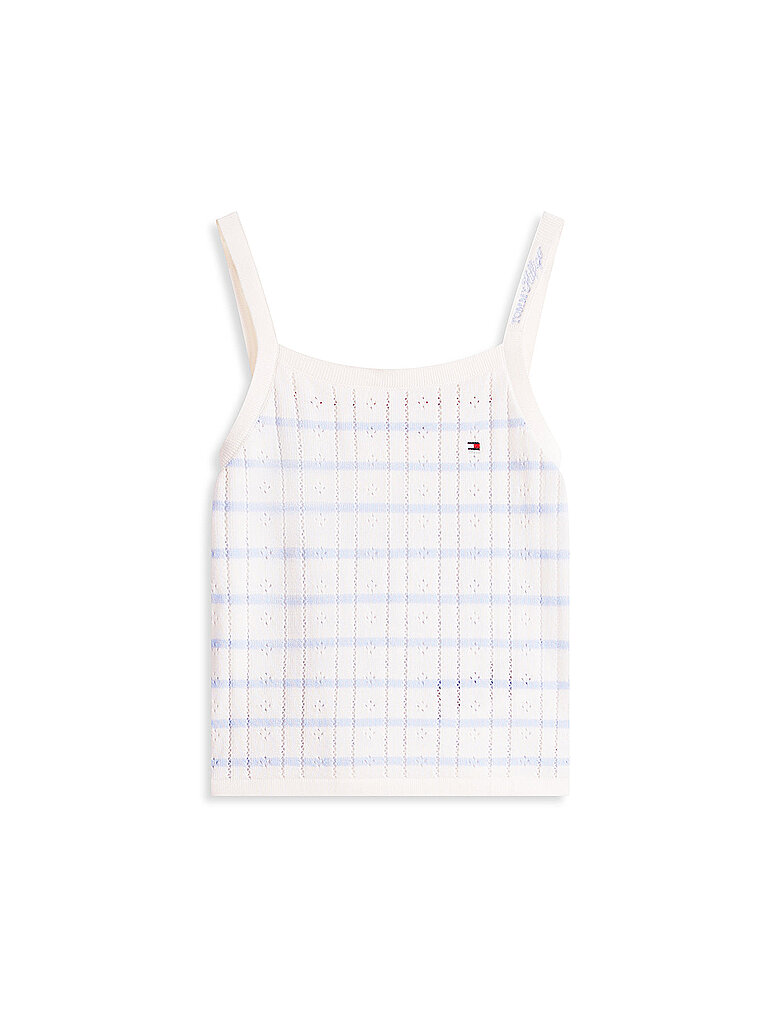 TOMMY HILFIGER Mädchen Top  weiss | 176