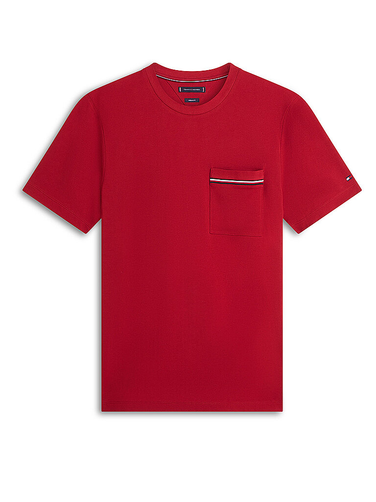 TOMMY HILFIGER T-Shirt  rot | S