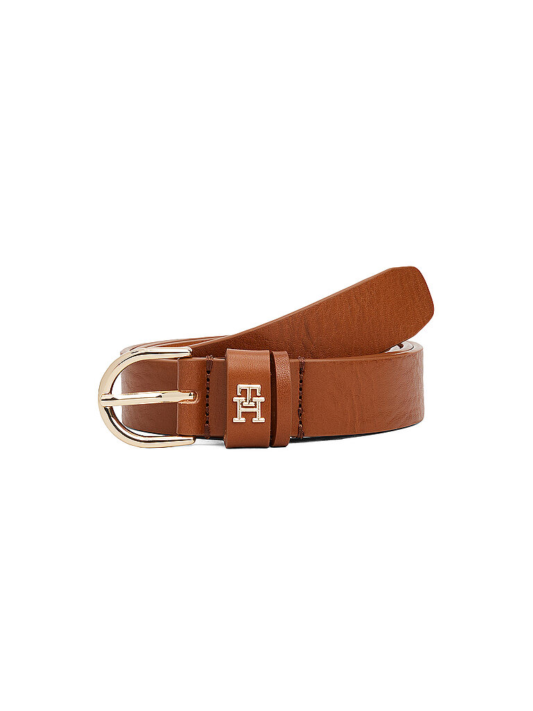 TOMMY HILFIGER Ceinture en cuir ESSENTIAL marron | 70