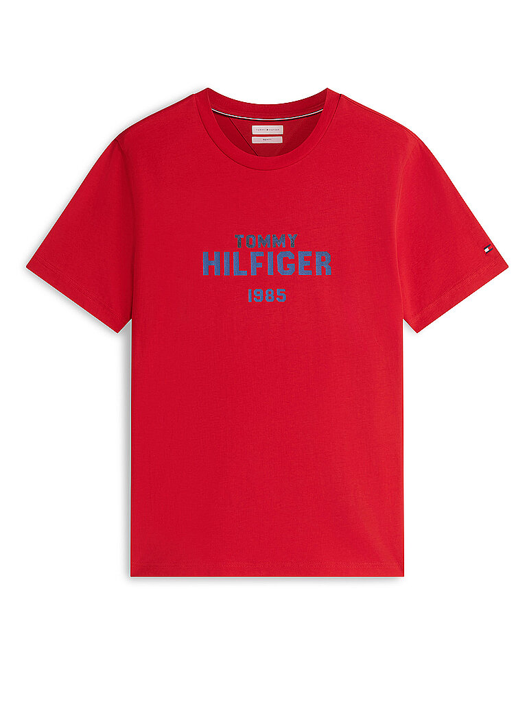 TOMMY HILFIGER T-Shirt  rot | S