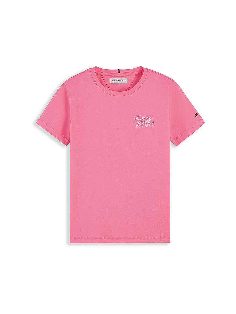 TOMMY HILFIGER Mädchen T-Shirt  pink | 140