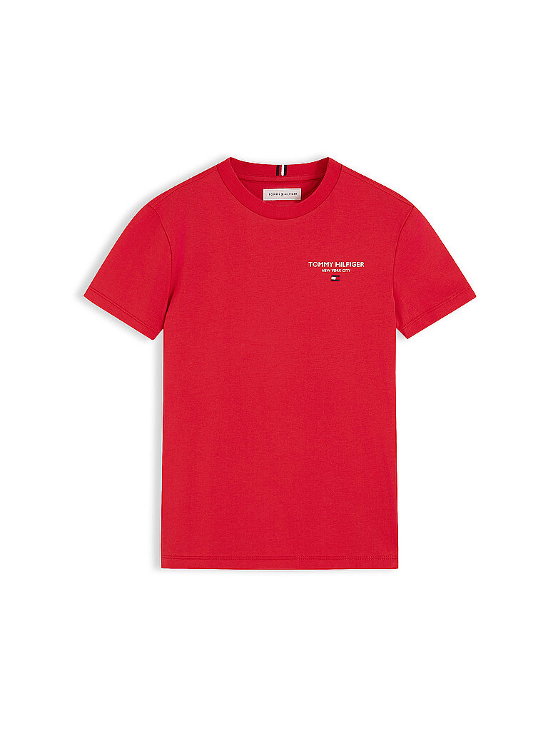 TOMMY HILFIGER Jungen T-Shirt rot | 140
